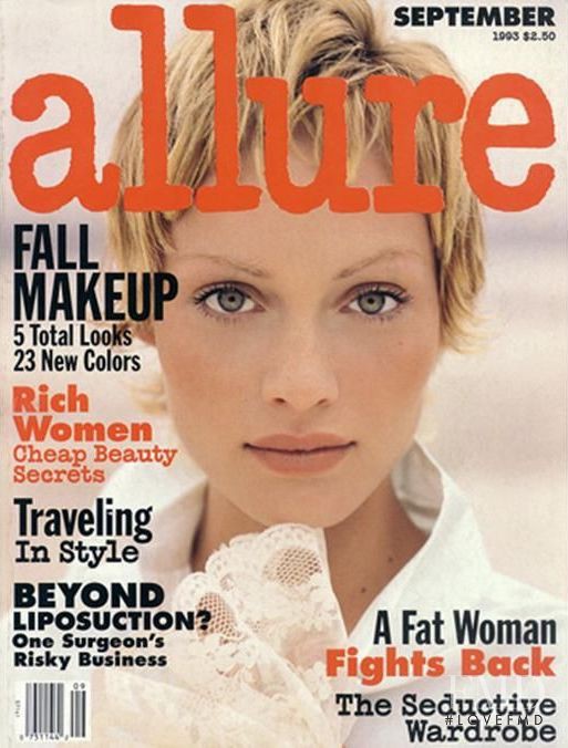 Amber Valletta featured on the Allure cover from September 1993