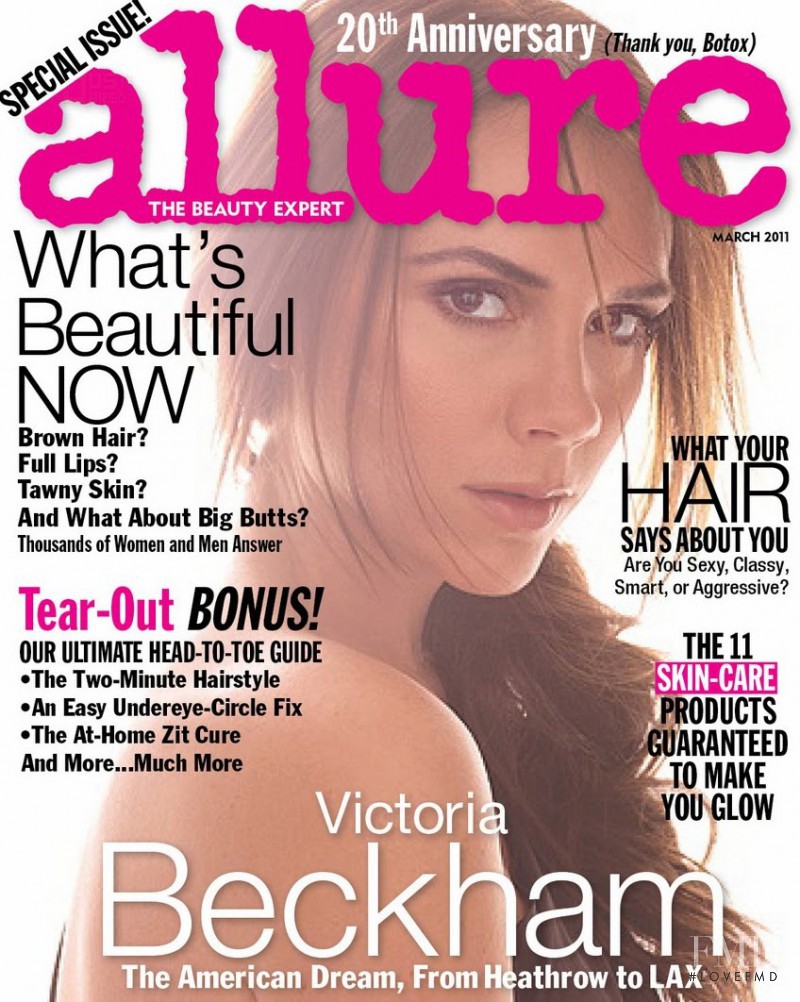 Victoria Beckham featured on the Allure cover from March 2011