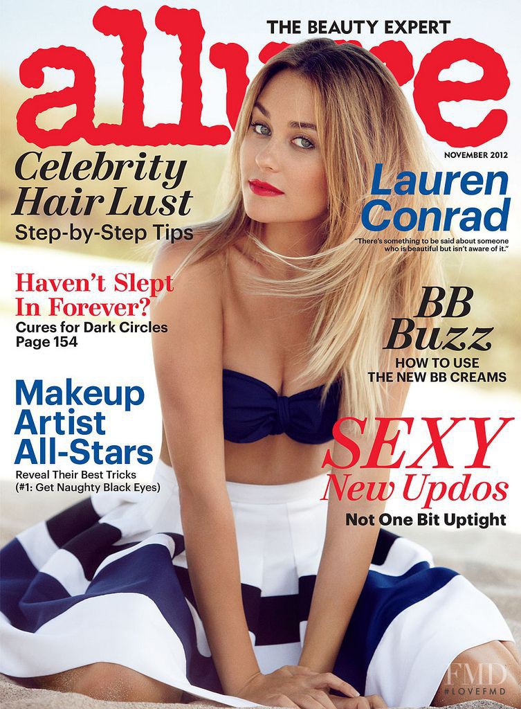 Lauren Conrad featured on the Allure cover from November 2012