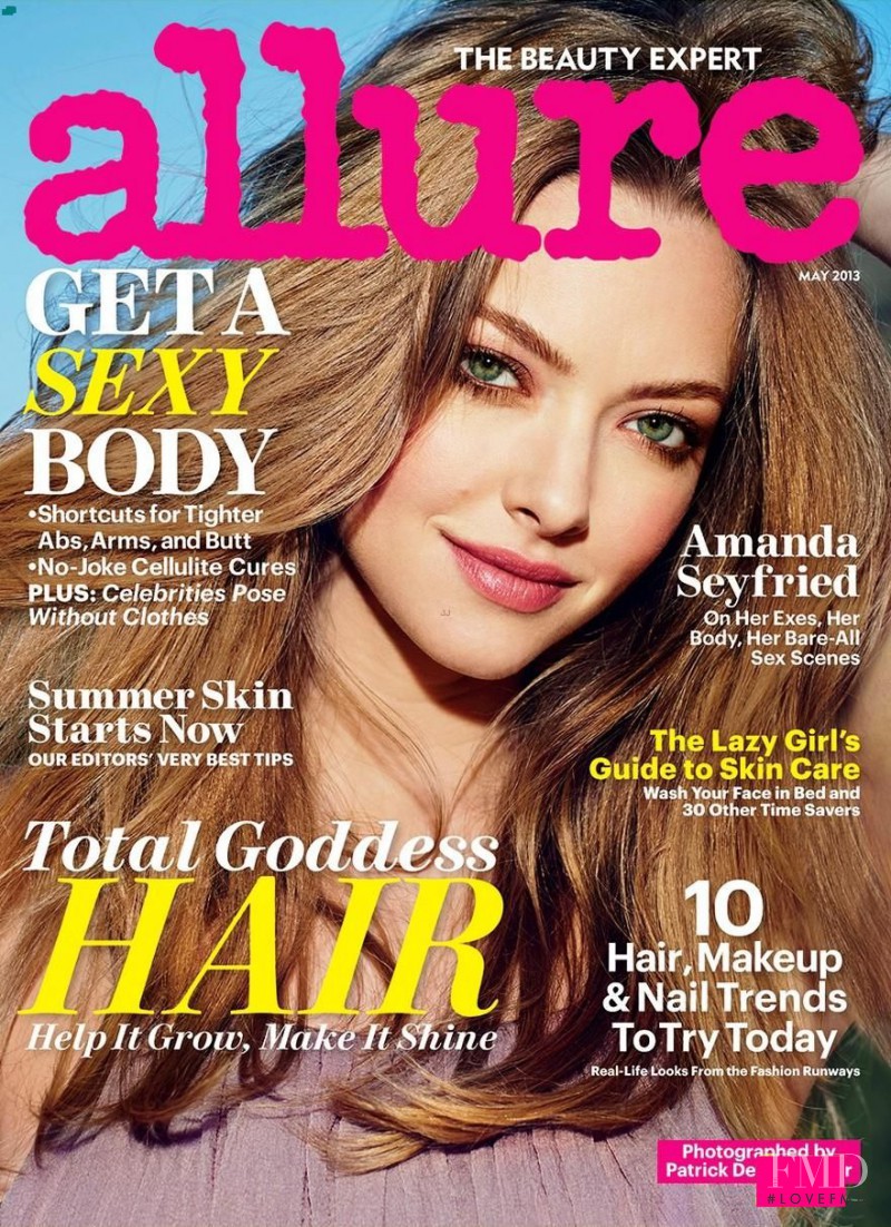 Amanda Seyfried featured on the Allure cover from May 2013