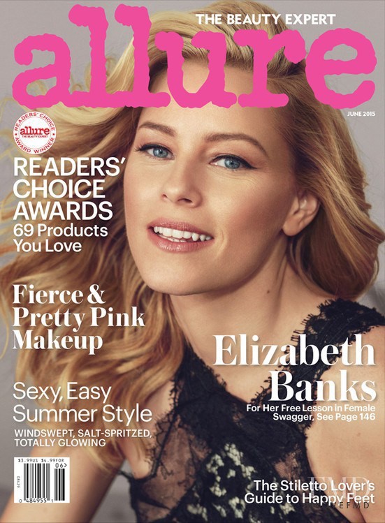 Elizabeth Banks featured on the Allure cover from June 2015