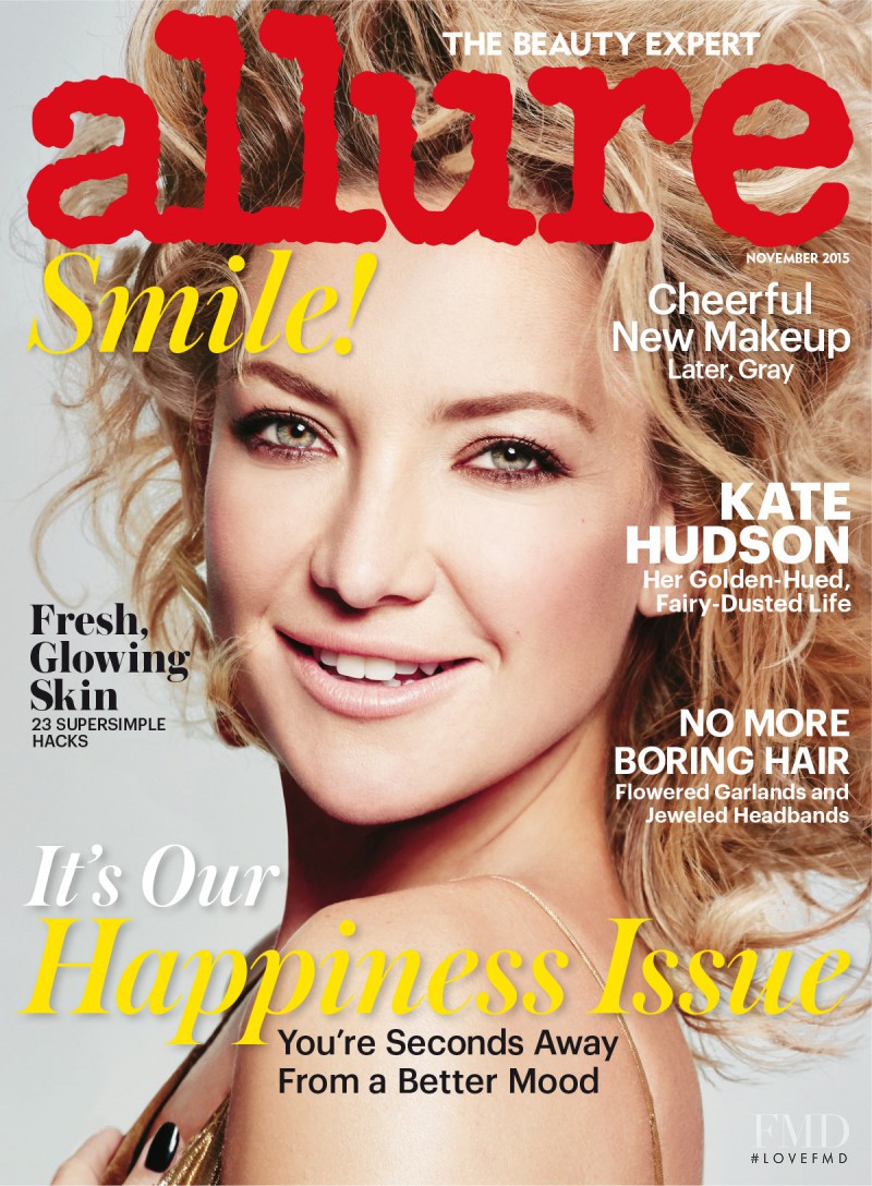 Kate Hudson featured on the Allure cover from November 2015
