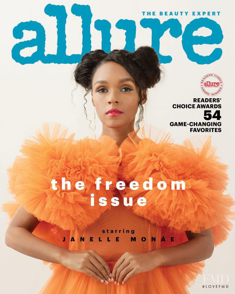 Janelle Monae featured on the Allure cover from July 2018