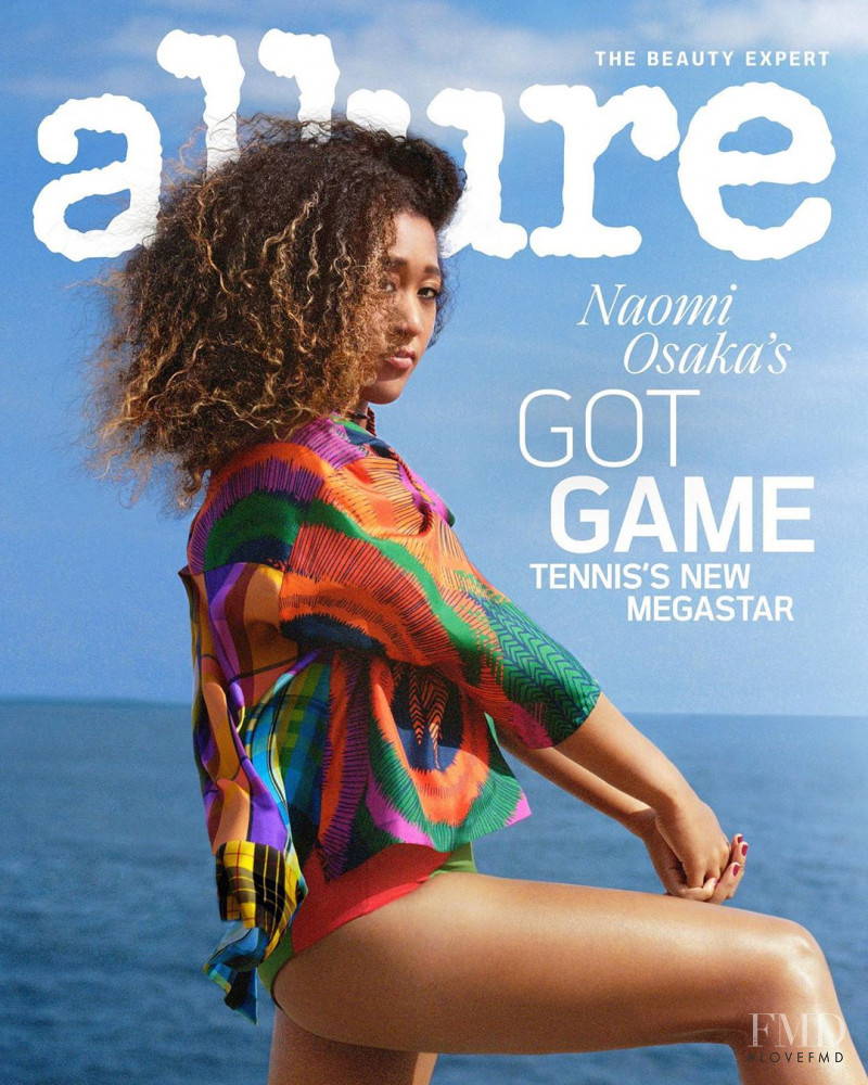 Naomi Osaka featured on the Allure cover from August 2019