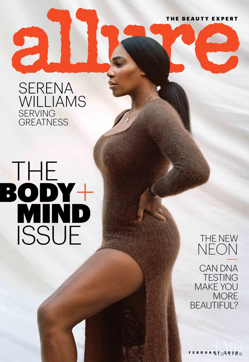 Serena Gomez featured on the Allure cover from February 2019
