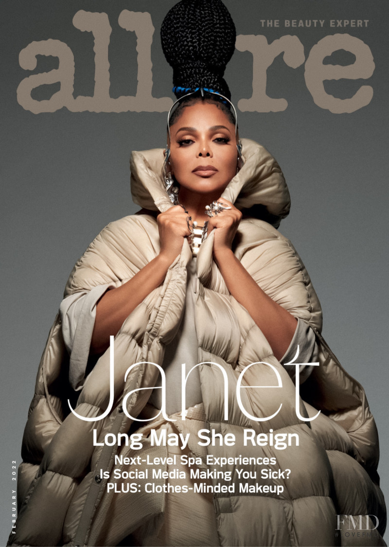 Janet Jackson featured on the Allure cover from February 2022