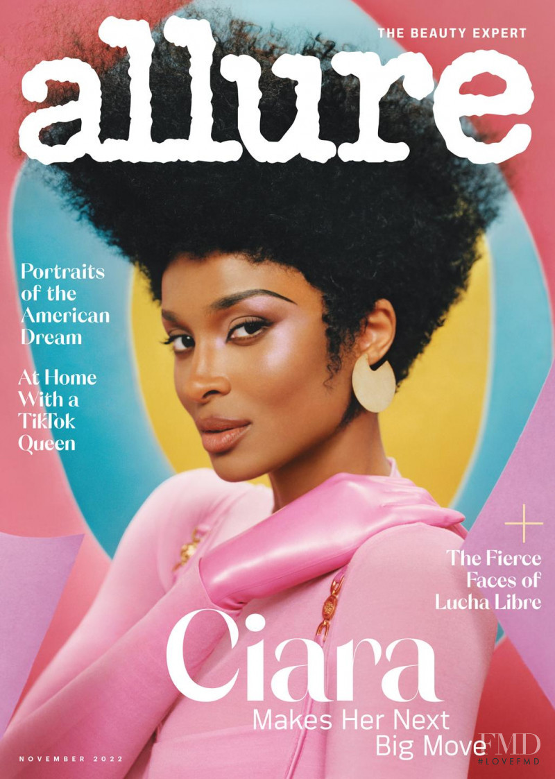 Ciara featured on the Allure cover from November 2022