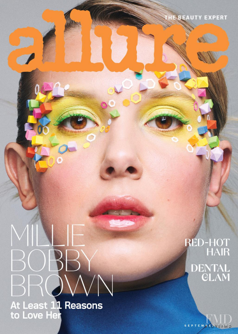 Millie Bobby Brown featured on the Allure cover from September 2022