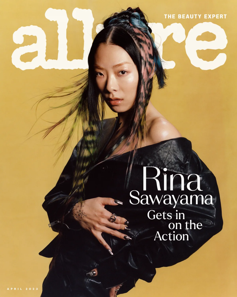 Rina Sawayama featured on the Allure cover from April 2023
