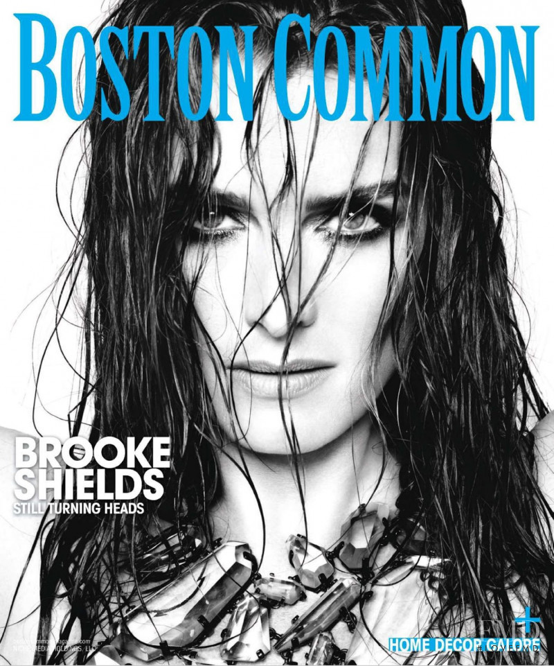 Brooke Shields featured on the Boston Common cover from May 2010