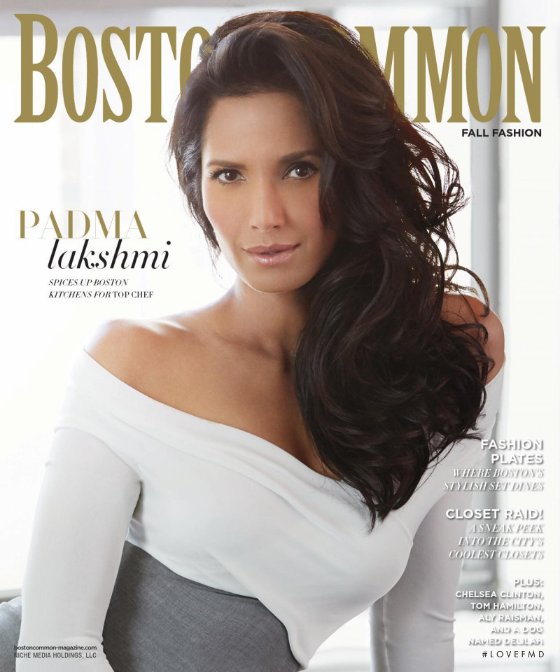Padma Lakshmi featured on the Boston Common cover from September 2014
