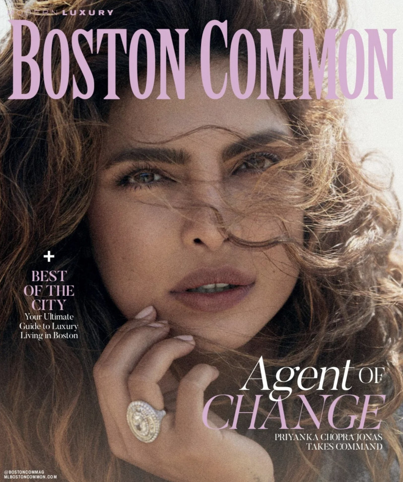 Priyanka Chopra featured on the Boston Common cover from July 2023
