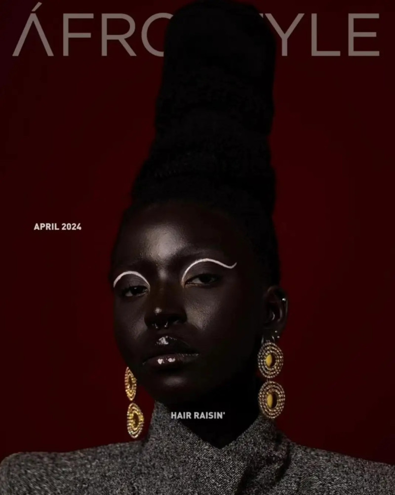  featured on the AfroStyle Magazine cover from April 2024