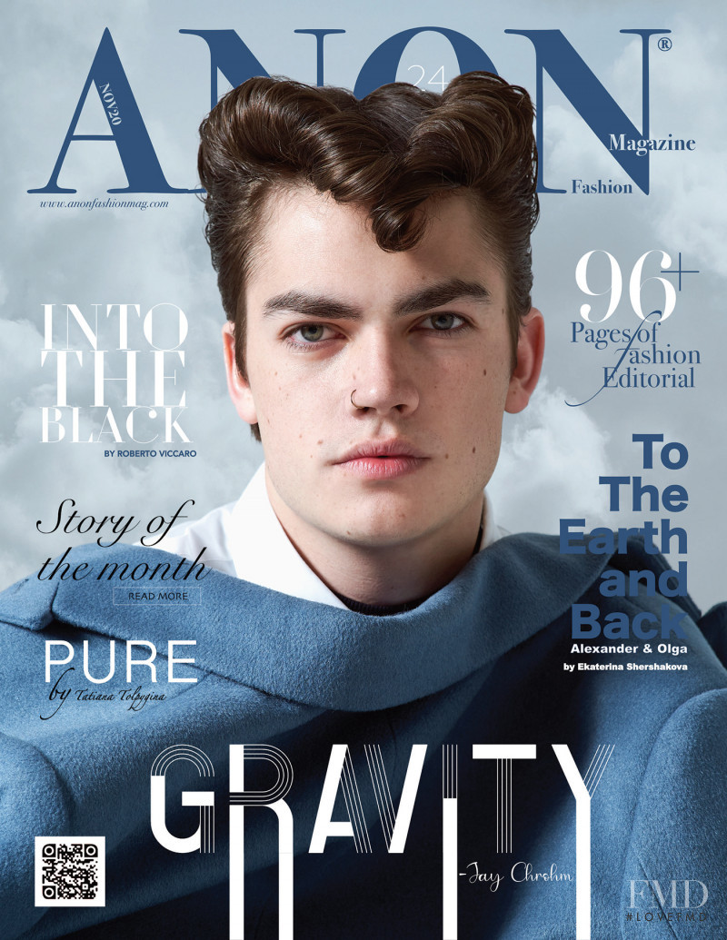 Aidan Harley featured on the ANON cover from November 2020