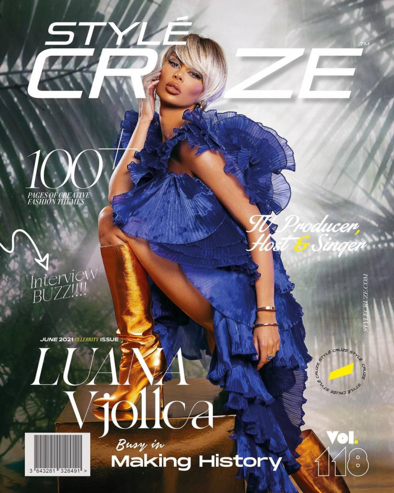 Luana Vjollca featured on the Style Cruze cover from June 2021