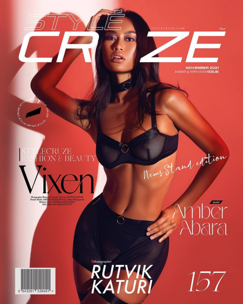 Amber Abara featured on the Style Cruze cover from November 2021
