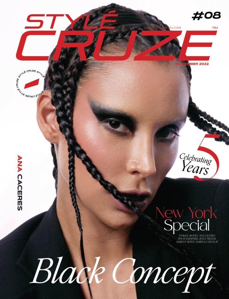 Ana Caceres featured on the Style Cruze cover from November 2022