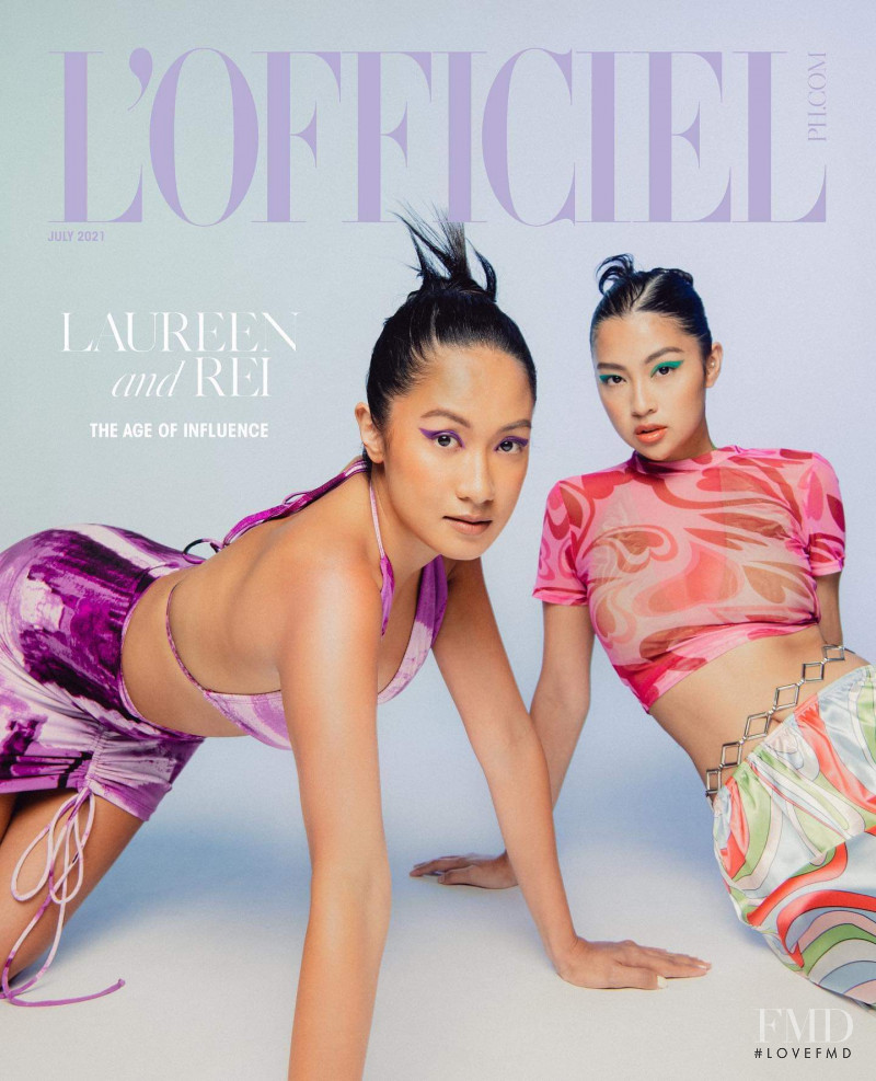 Laureen Uy, Rei Germar featured on the L\'Officiel Philippines cover from July 2021