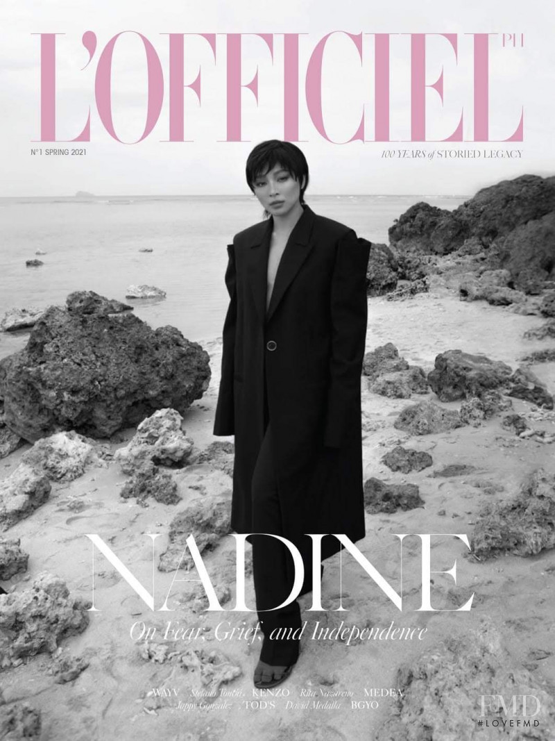 Nadine Lustre featured on the L\'Officiel Philippines cover from March 2021