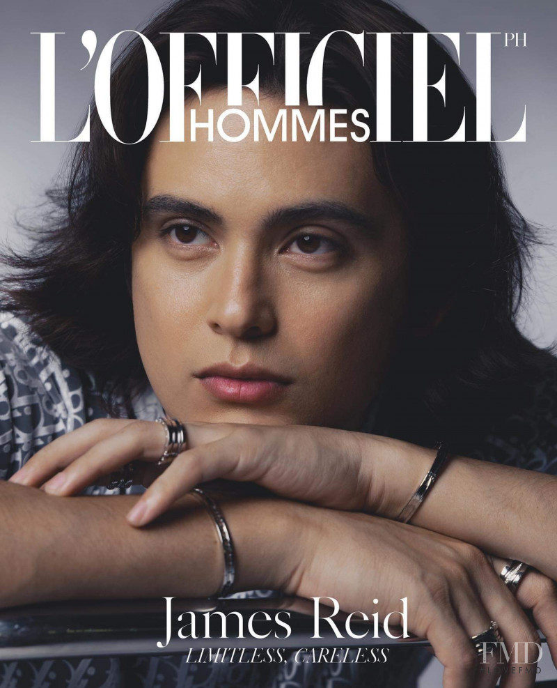 James Reid featured on the L\'Officiel Hommes Philippines cover from June 2021