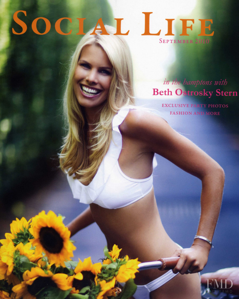 Beth Ostrosky featured on the Social Life cover from September 2010