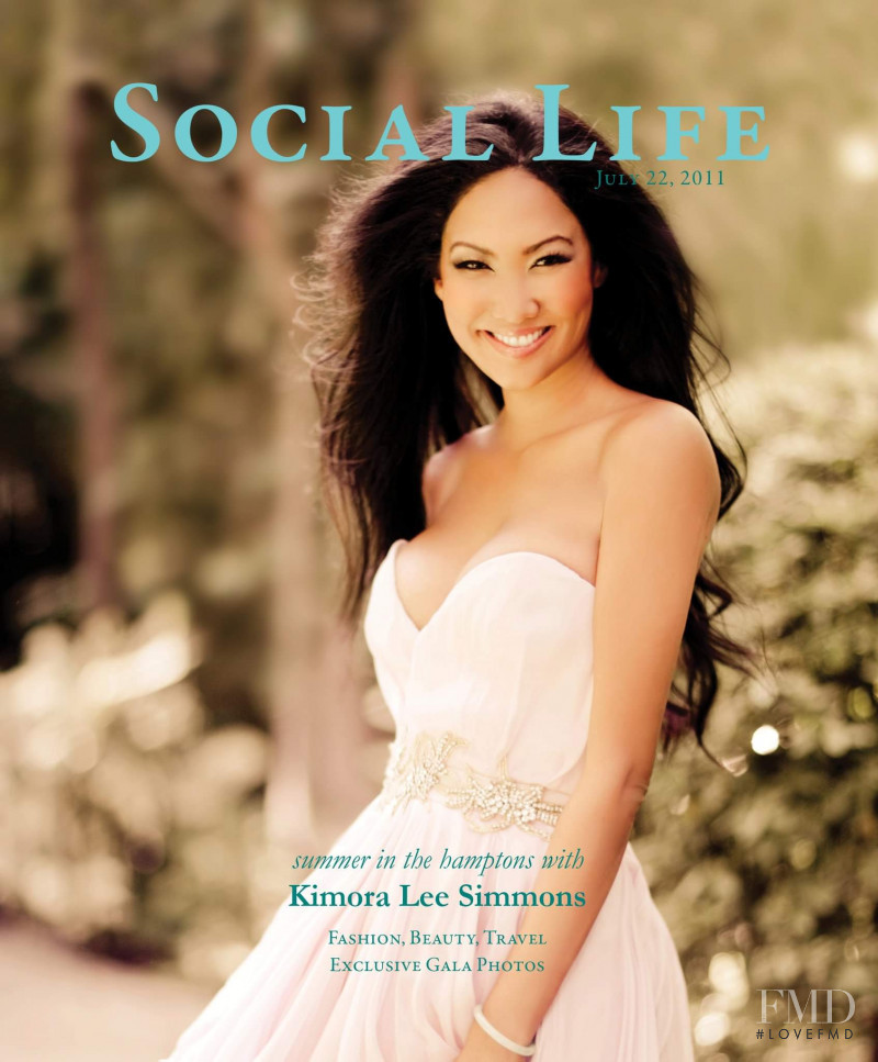 Kimora Lee Simmons featured on the Social Life cover from July 2011