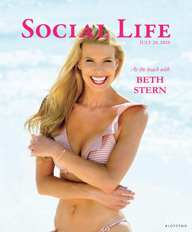 Beth Ostrosky featured on the Social Life cover from July 2020