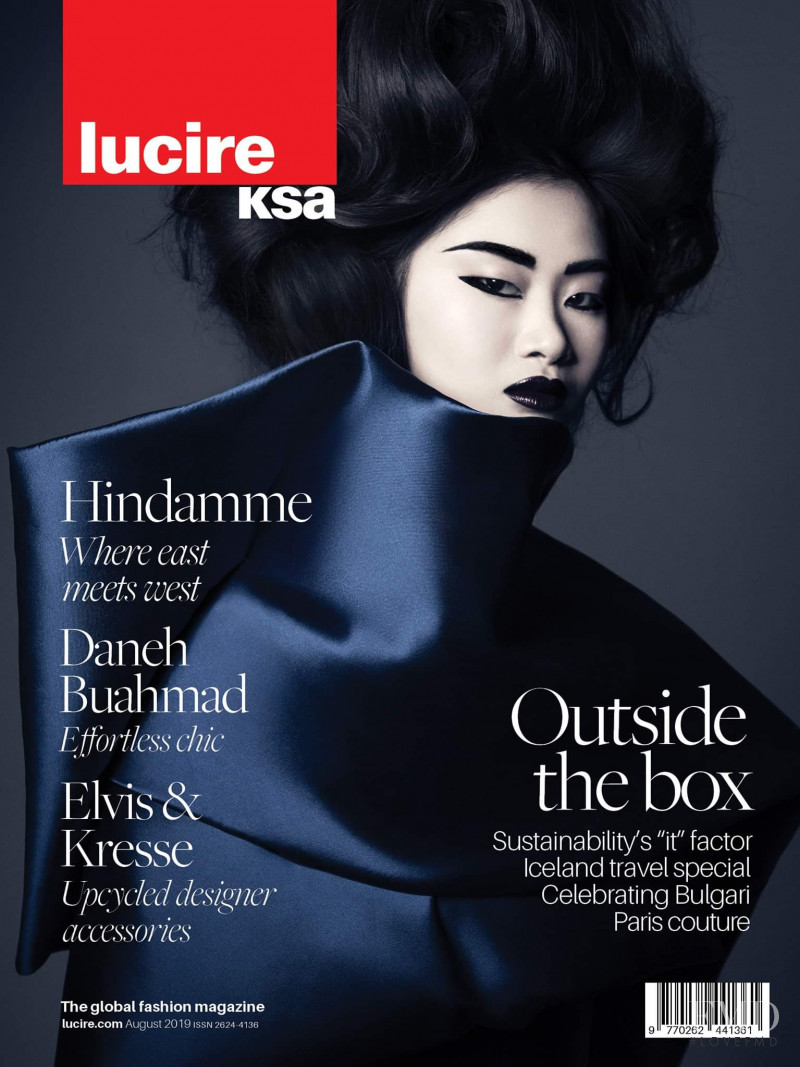 Linh Nguyen featured on the Lucire KSA cover from August 2019