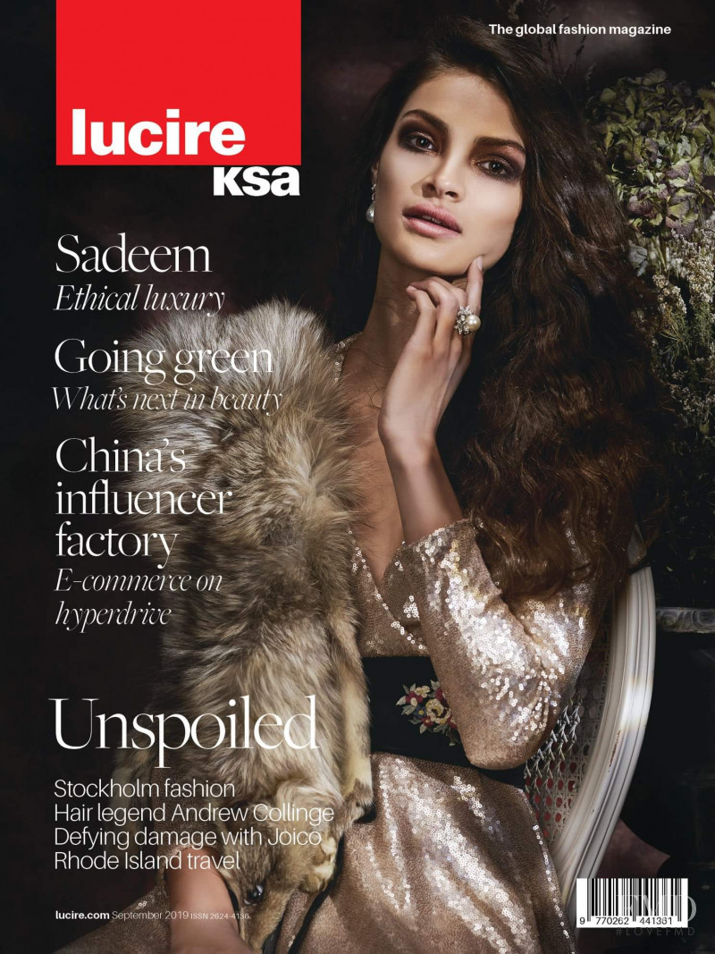 Paige Henry featured on the Lucire KSA cover from September 2019