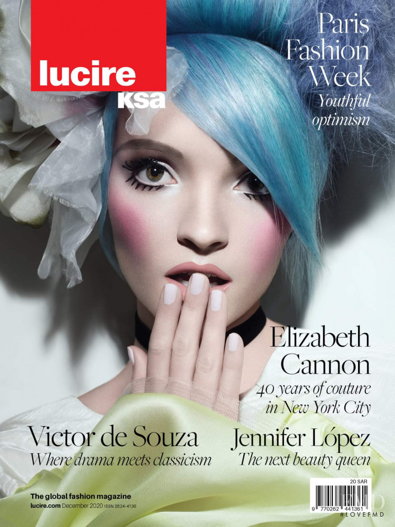Elena Sartison featured on the Lucire KSA cover from December 2020