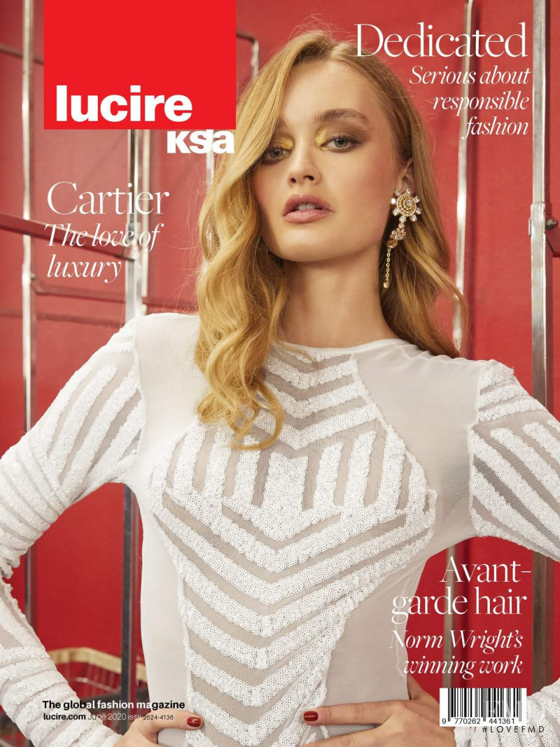Zoey Caye featured on the Lucire KSA cover from June 2020