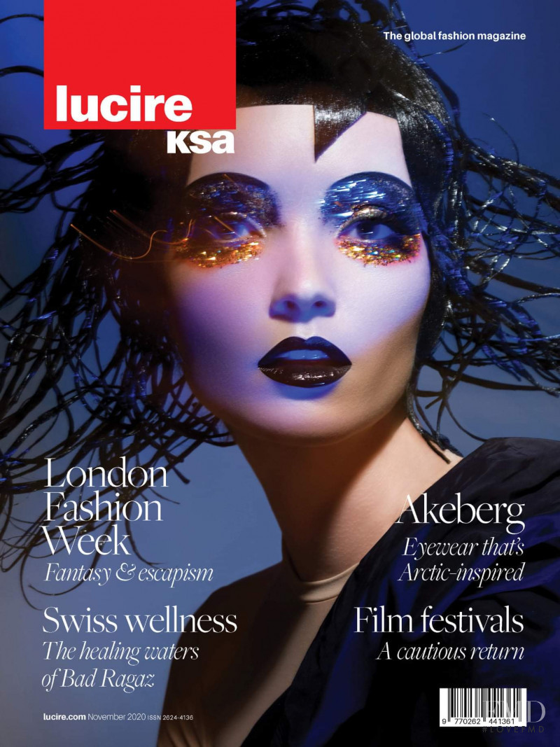 Elena Sartison featured on the Lucire KSA cover from November 2020
