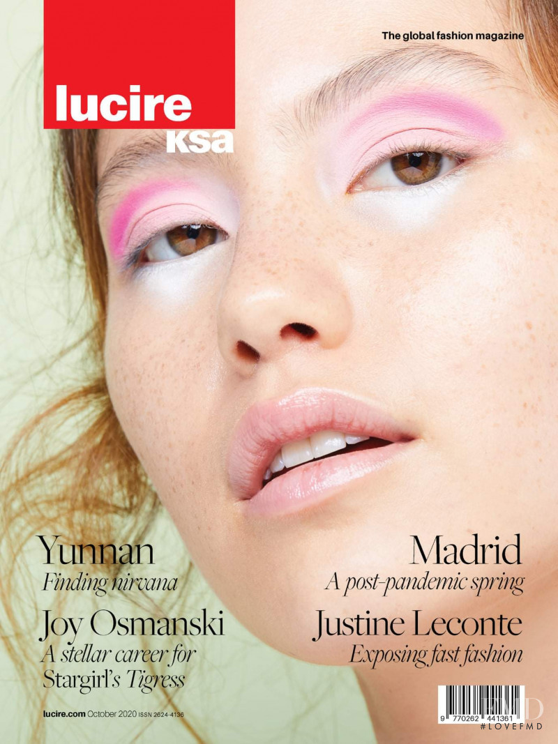 Nicole Tiedemann featured on the Lucire KSA cover from October 2020