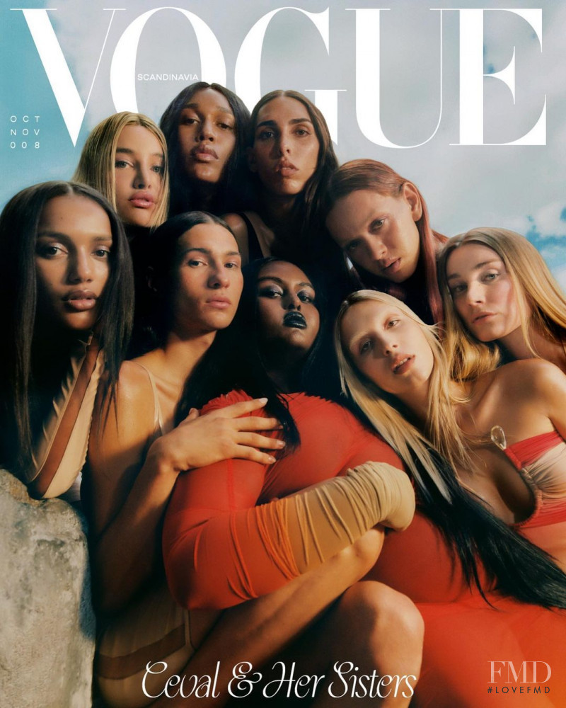 Chloe Barriere, Chili Dia, Inti Wang, Micky Francis Hes, Gia Bab featured on the Vogue Scandinavia cover from October 2022