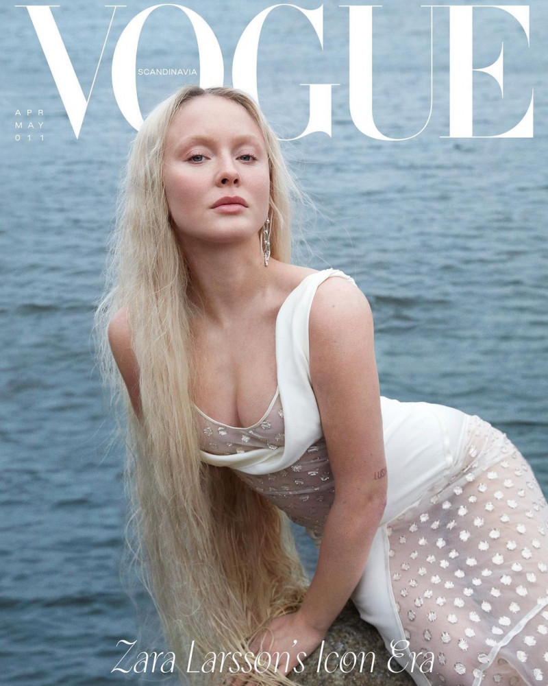 Zara Larsson featured on the Vogue Scandinavia cover from April 2023