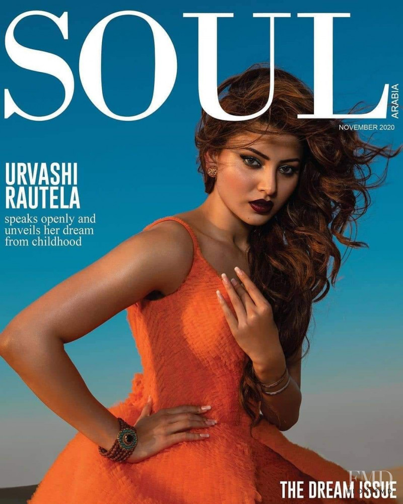 Urvashi Rautela featured on the Soul Arabia cover from November 2020