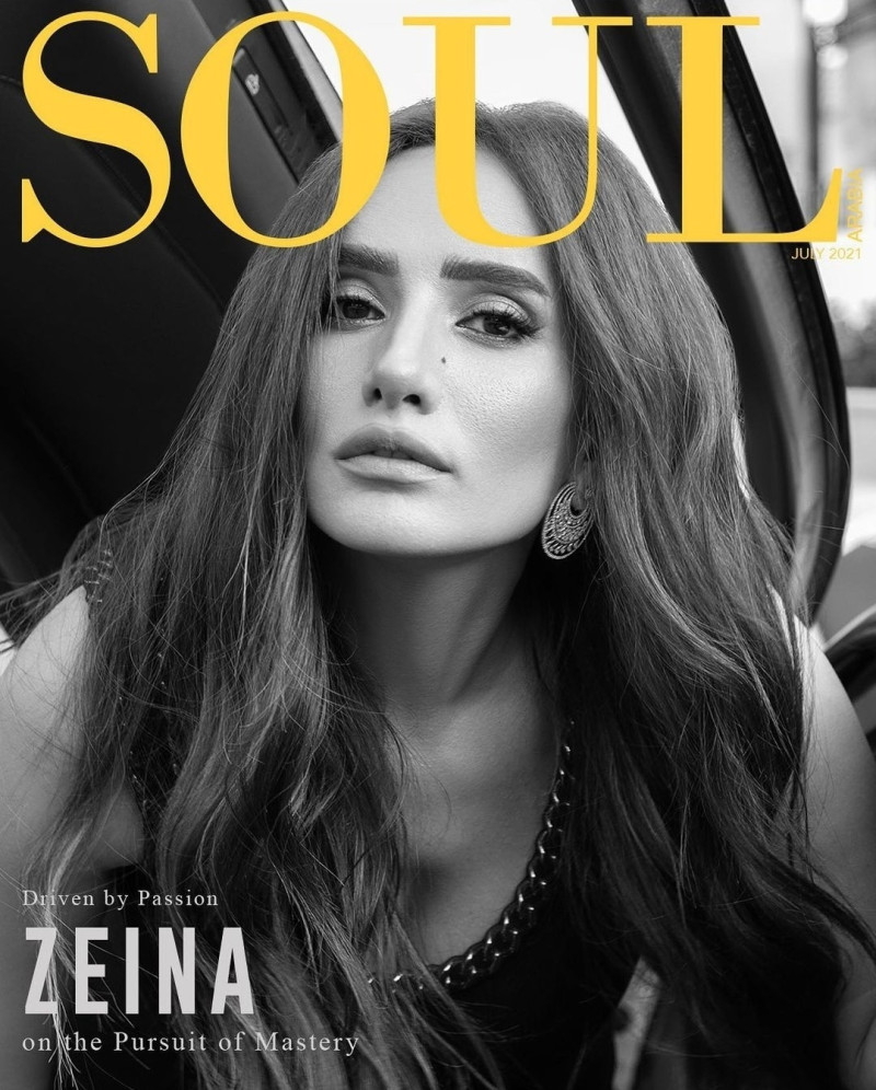 Zeina Reda featured on the Soul Arabia cover from July 2021