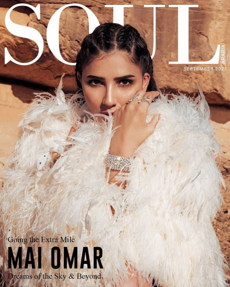 Mai Omar featured on the Soul Arabia cover from September 2021