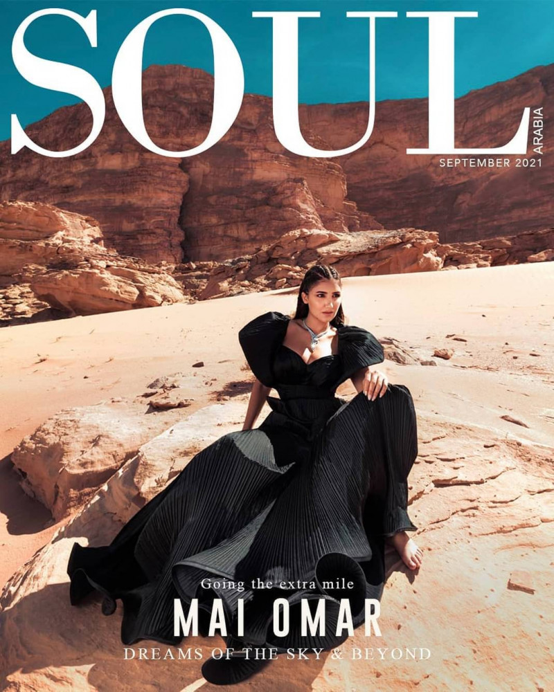Mai Omar featured on the Soul Arabia cover from September 2021