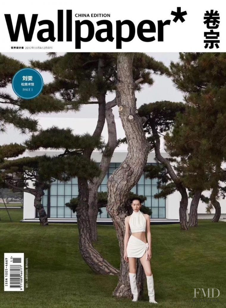 Liu Wen featured on the Wallpaper* China cover from December 2017