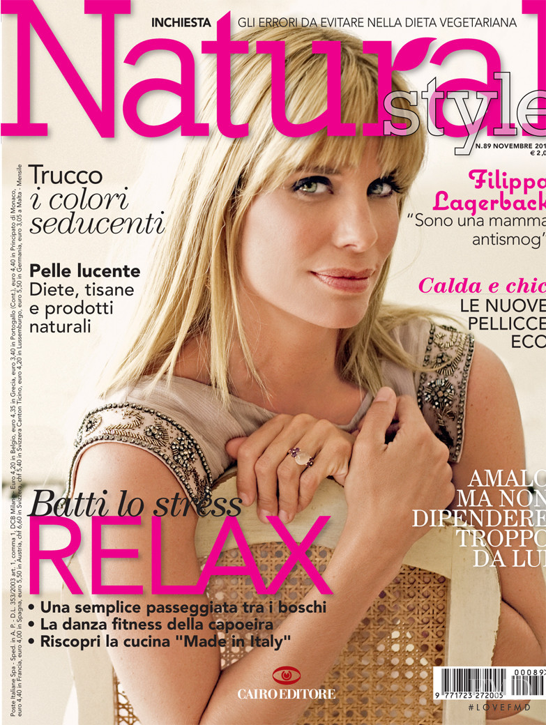 Filippa Lagerbäck featured on the Natural Style cover from November 2010