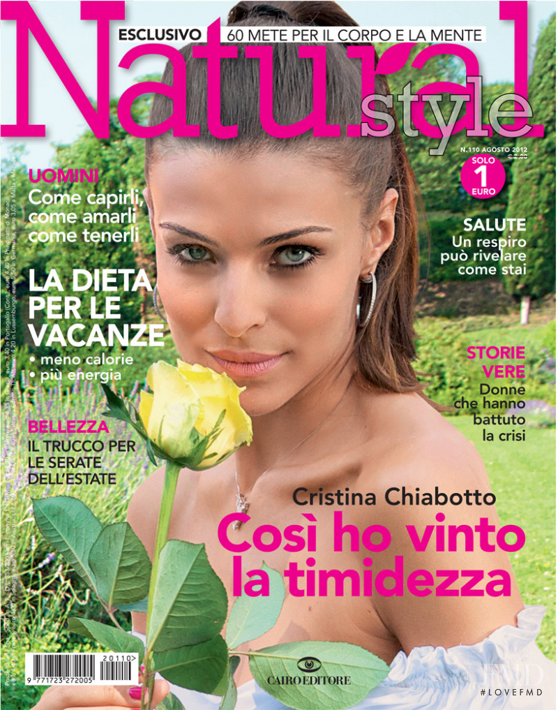 Cristina Chiabotto featured on the Natural Style cover from August 2012