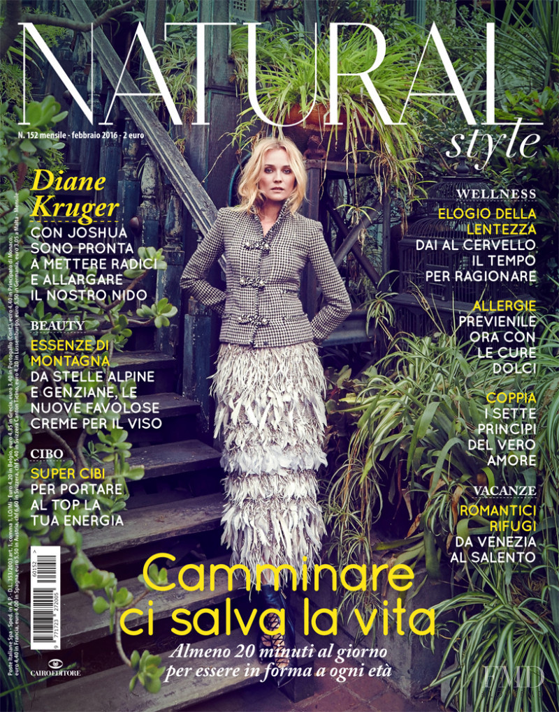 Diane Heidkruger featured on the Natural Style cover from February 2016