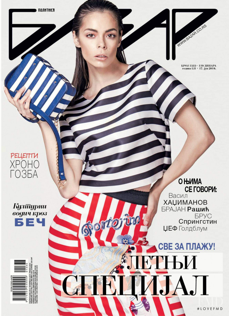  featured on the Bazar Serbia cover from June 2016