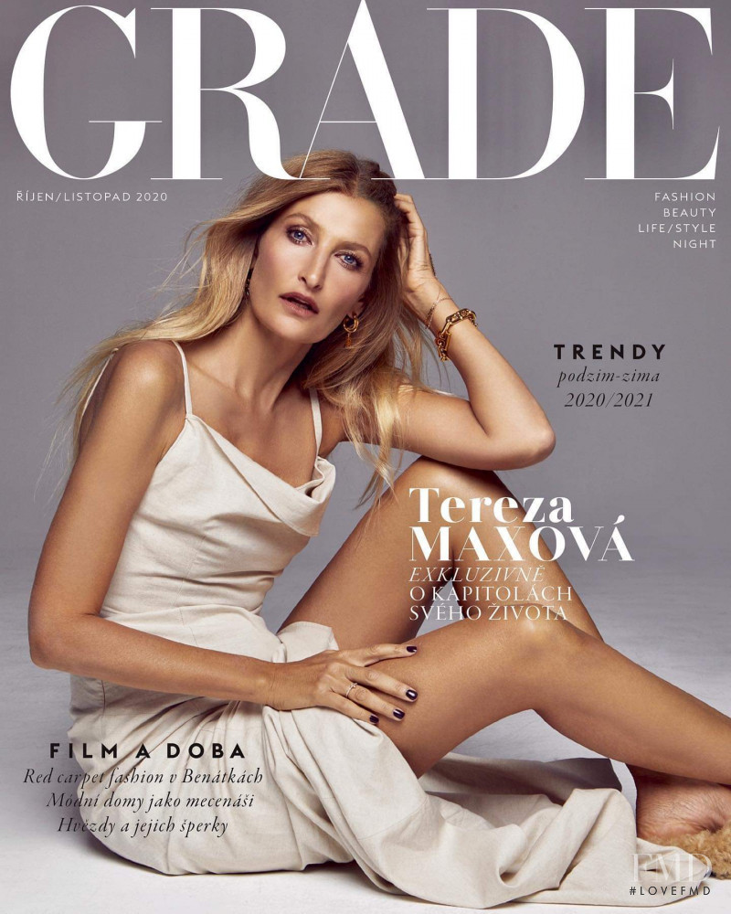 Tereza Maxová featured on the Grade cover from October 2020