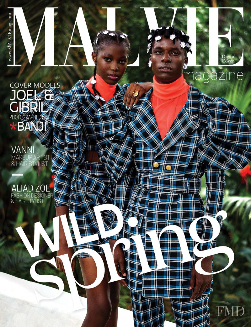 Gibril Igale featured on the Malvie cover from February 2021