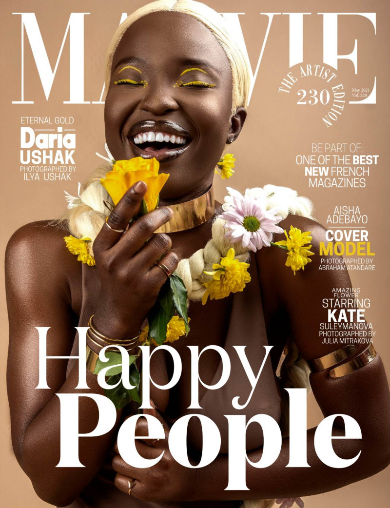 Aisha Adebayo featured on the Malvie cover from May 2021