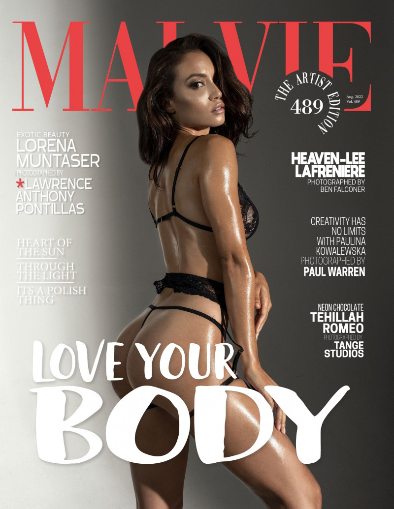 Lorena Muntaser featured on the Malvie cover from August 2022