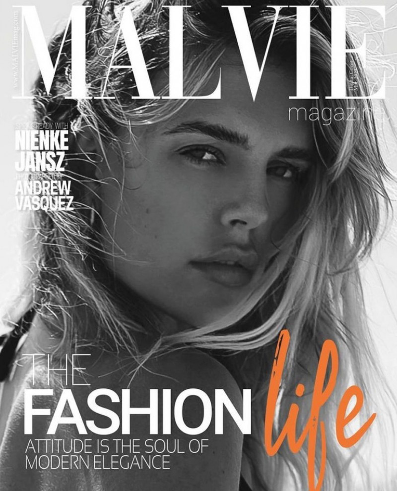 Nienke Jansz featured on the Malvie cover from March 2023