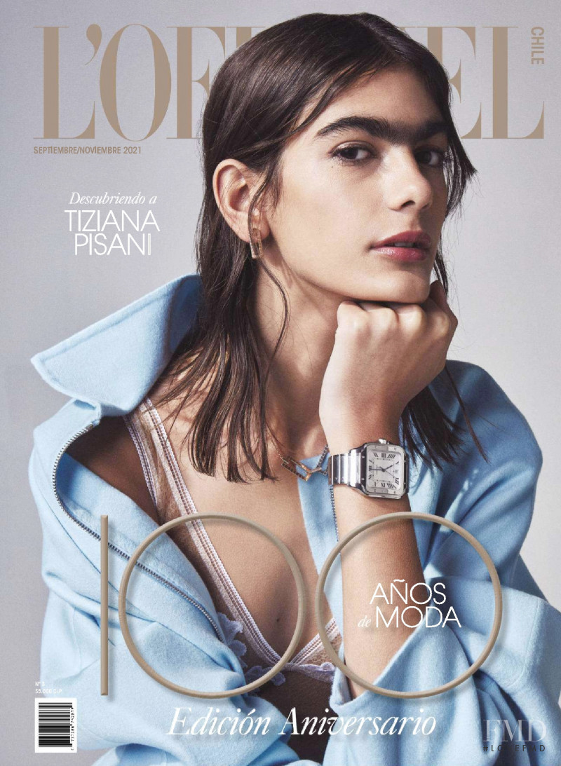 Tiziana Pisani featured on the L\'Officiel Chile cover from September 2021